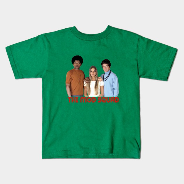 The Mod Squad - 60s/70s Tv Show Kids T-Shirt by wildzerouk